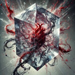 Clear Quartz Bloodfire
