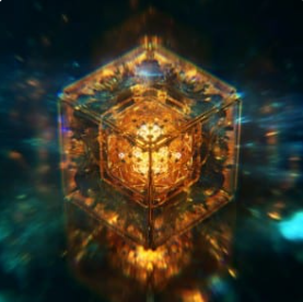Golden Tesseract Aura
