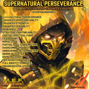 Supernatural Perseverance (Scorpion Inspired) - Monogrammed