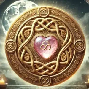 The Mystical Medallion of Entwined Hearts