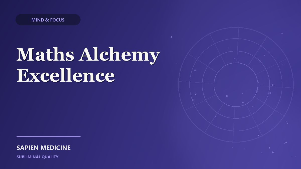 Maths Alchemy Excellence