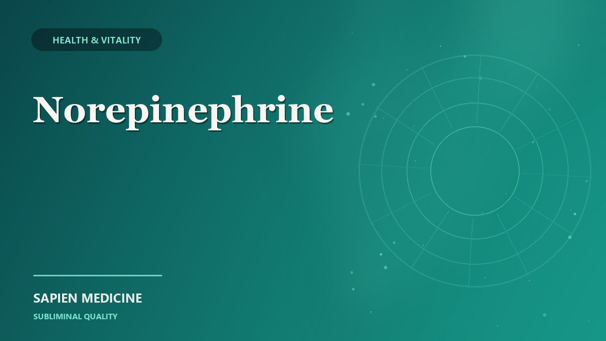 Norepinephrine