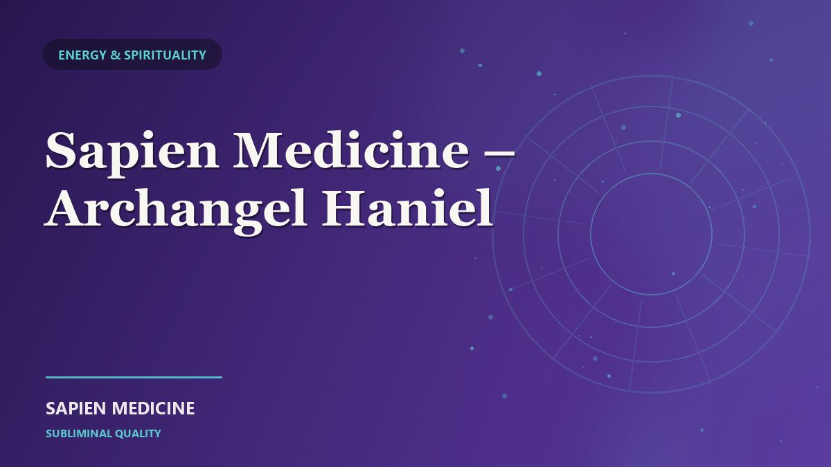 Sapien Medicine – Archangel Haniel