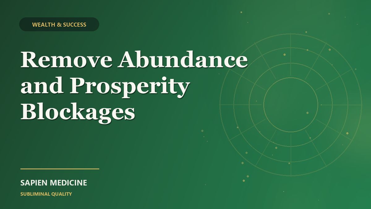 Remove Abundance and Prosperity Blockages