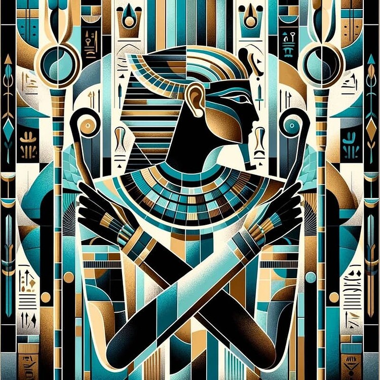 The Egyptian wands