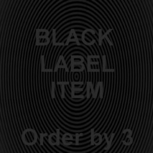 Order by 3 (Black Label Item Series)