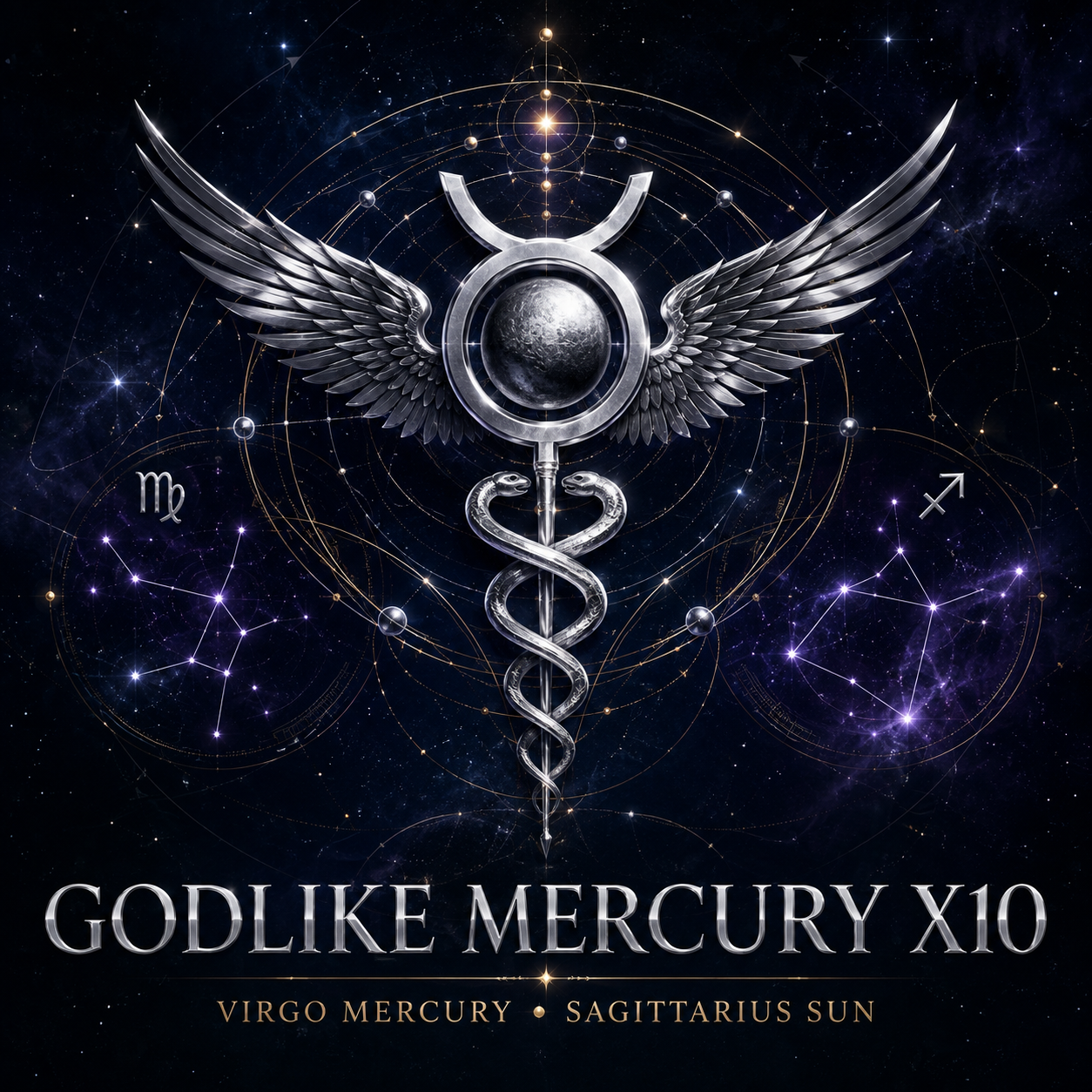 Godlike Mercury x10 — Virgo Mercury / Sagittarius Sun — YouTube 2024 Edition