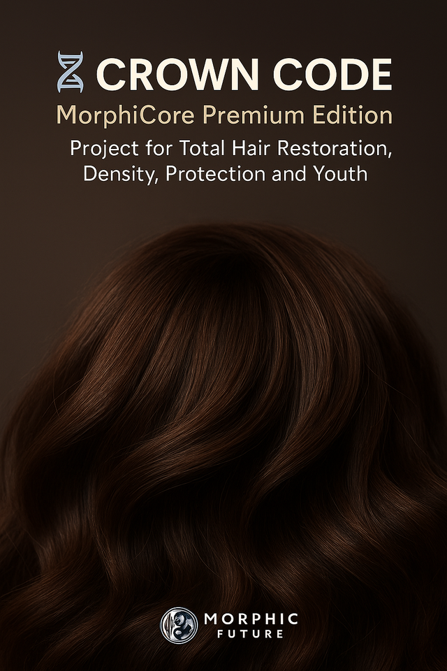 𧬠CROWN CODE β MorphiCore Premium Edition: Project for Total Hair Restoration, Density, Protection and Youth