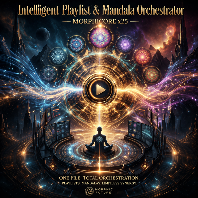 Intelligent Playlist & Mandala Orchestrator — MorphiCore x25